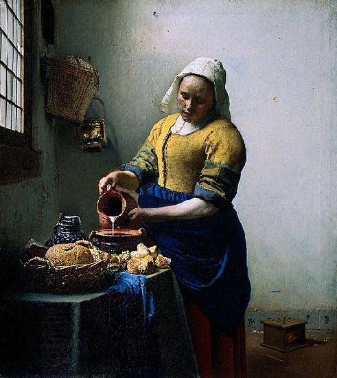 Johannes Vermeer Milkmaid oil painting picture